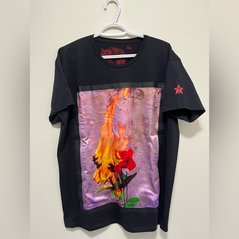 BASTILLE ANARCHY Black Graphic T-Shirt